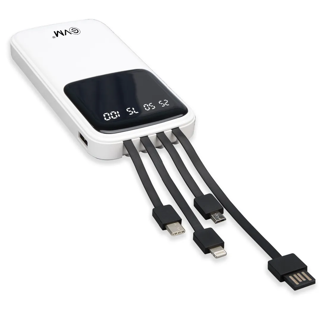 EVM Power Bank 10000 mAh (EnCase+ P0108) White view 2